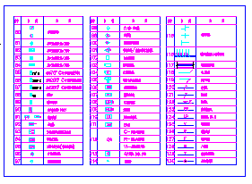 上百种电气符号大全cad设计平面及说明图-图二