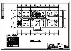 办公楼电气设计_某五层办公楼电气施工cad图(含照明，弱电设计)-图一