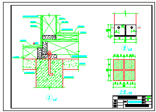 实木材质北美式结构别墅cad建筑设计图_图1