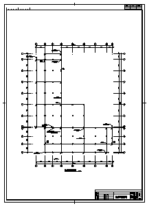 某二层单位办公楼电气施工cad图(含配电，防雷接地设计)-图二