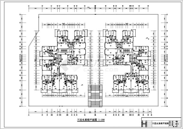 江苏宿豫某商场空调系统设计cad图纸，共13张-图二