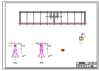 双列式发酵床猪舍建筑CAD设计图(结构、水电图)-图二