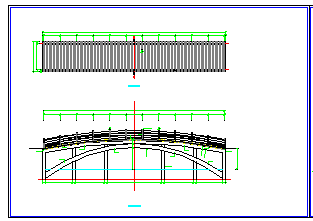 通用拱桥cad施工大样设计图纸-图二