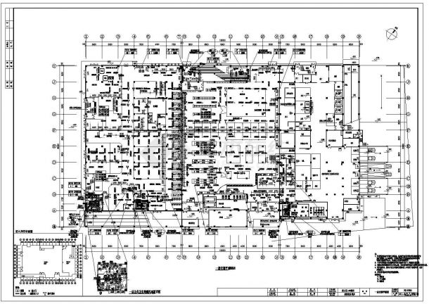 [上海]大型商场空调通风全套设计施工CAD图纸-图一