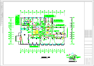 五星宾馆大楼强弱电系统设计施工cad方案图_图1