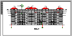 小高层海关住宅楼全套CAD方案图纸-图二