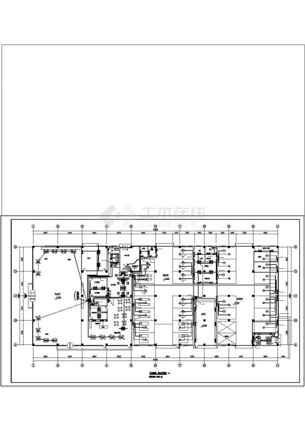 某汽车销售店电气照明施工图纸-图一