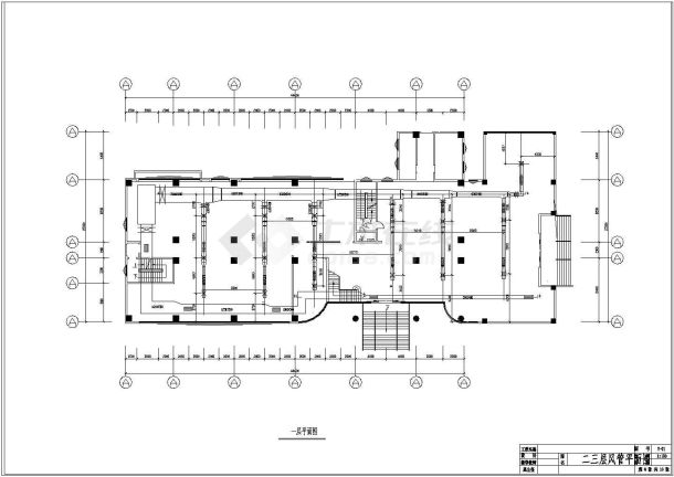 多层商场空调制冷系统设计施工图-图一
