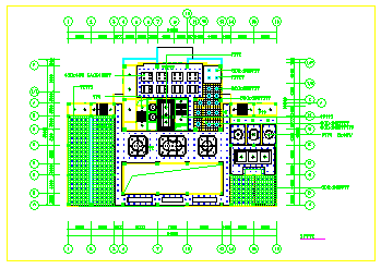 华丽五星级酒店大堂方案cad设计平面图_图1