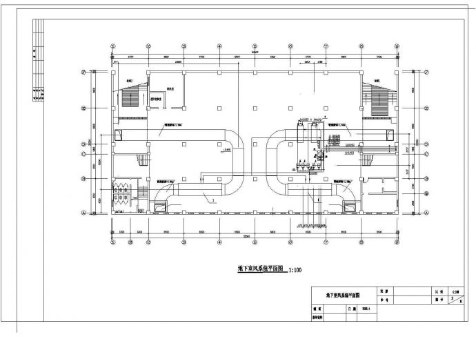 小型商场空调系统设计施工CAD图_图1