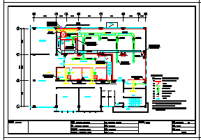 药厂车间净化空调系统施工cad方案图纸-图二