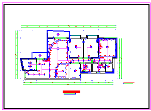 一套90平米家居cad装修设计施工方案图_图1