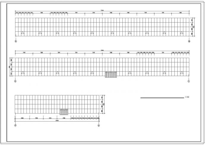 海珍品养殖大棚结构cad建筑设计施工图纸_图1