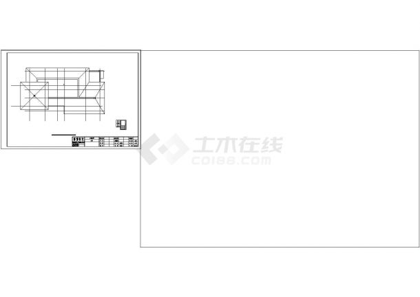 经典公园公共厕所整套建筑施工设计cad图纸-图一