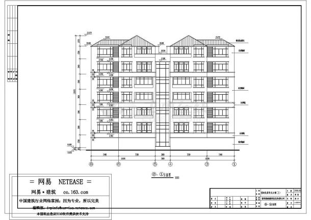 广州冠迪花园4复式公寓建筑扩出设计全套施工cad图-图二