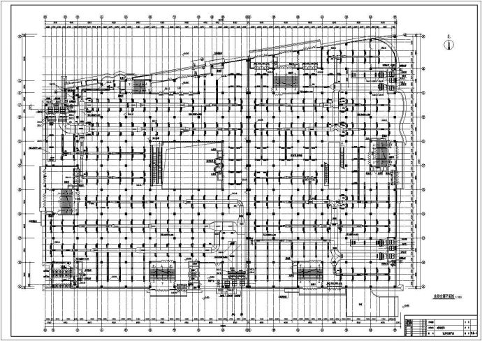 某多层建材商场空调暖通设计cad全套施工图（含设计说明）_图1