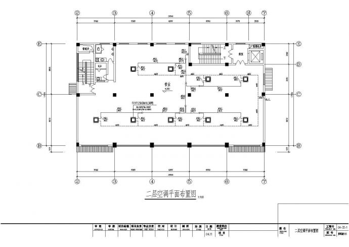 商场建筑楼VRV空调通风系统设计施工图（人防系统设计）_图1