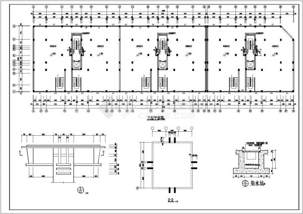 【全屋定制】宿迁市市区新建xx小高层装修设计CAD图-图二