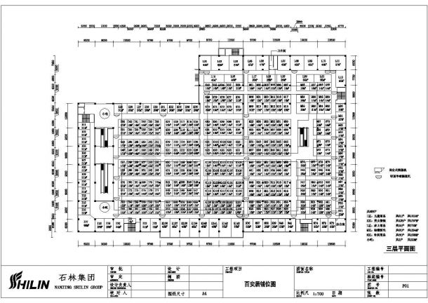 某多层百货商场监控系统设计cad全套布置图（含各层技术经济指标）-图二