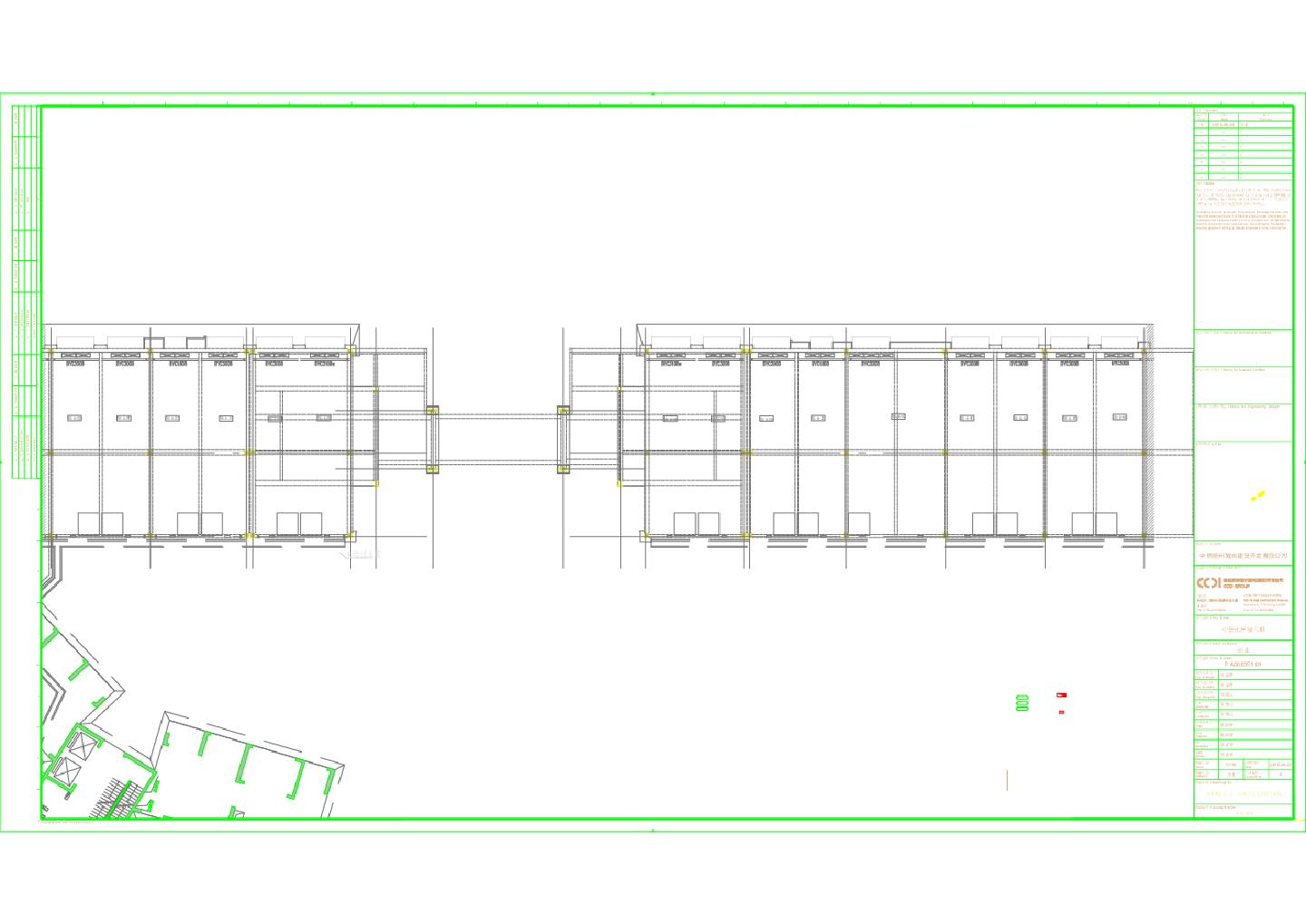 中信水岸城六期  商业A区（二）一层自动喷淋平面图CAD图