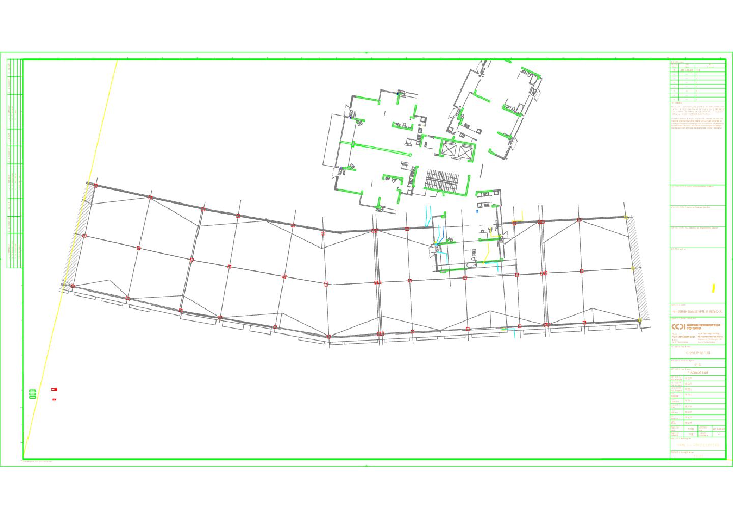 中信水岸城六期 商业B区（二）屋顶给排水平面图 CAD图