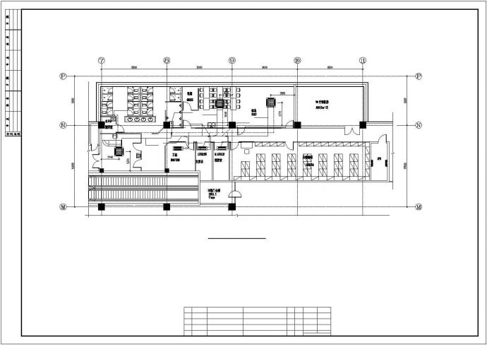 多层连锁商场通风空调及消防排烟系统设计施工CAD图（人防通风系统 VAV系统）_图1