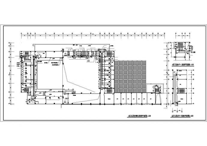 大型商场综合建筑空调及通风排烟系统设计暖通施工图_图1