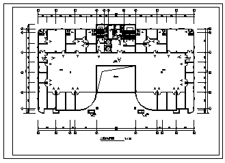 某10层图书馆办公楼电气施工cad图(含低压系统设计)-图一