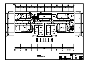 某四层办公楼电气施工cad图(含照明设计)-图二