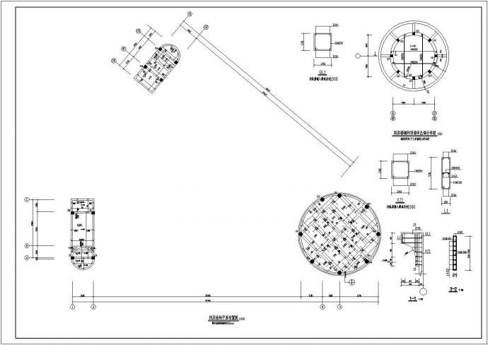 浏阳小区会所设计结构建筑施设计全套施工cad图_图1