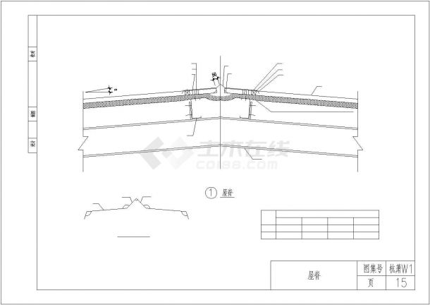 某建筑钢节点cad设计施工图-图一