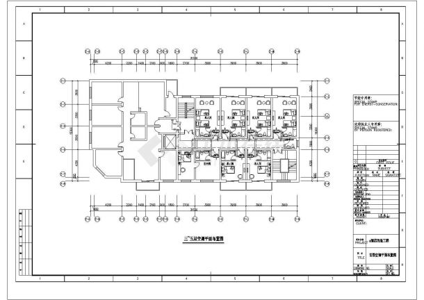 某中型宾馆改造工程中央空调设计cad施工方案图（甲级院设计）-图一