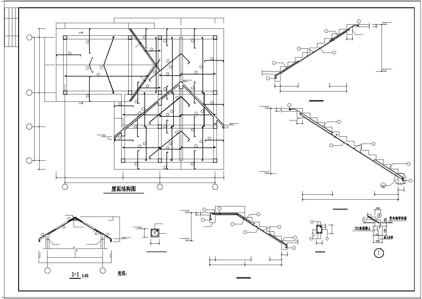 某别墅结构建筑设计方案CAD施工