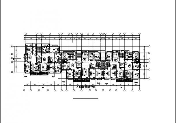 二套南京小高层住宅楼建筑设计施工cad图纸（含说明）-图二