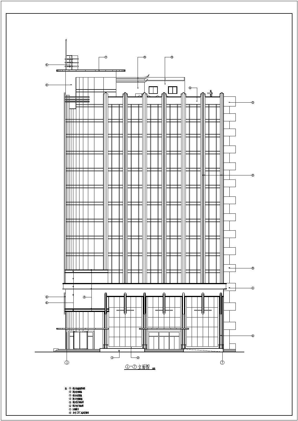 装修设计安陆市某高层住宅小区内设计CAD图