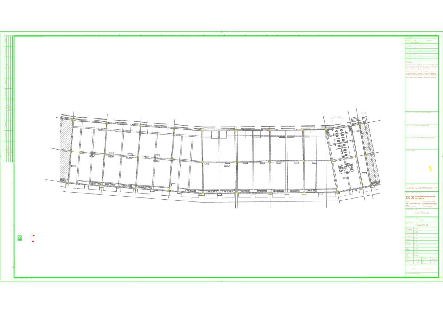 中信水岸城六期 商业B区（一）一层自动喷淋平面图 CAD图