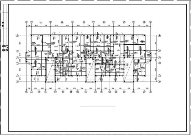 某砌体住宅楼设计CAD结构施工图-图一