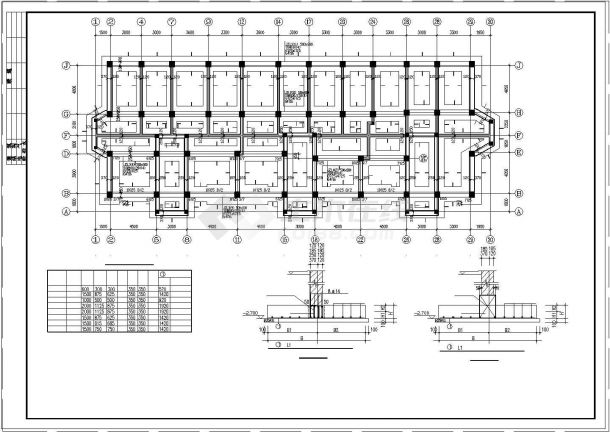 某砌体住宅楼设计CAD结构施工图-图二