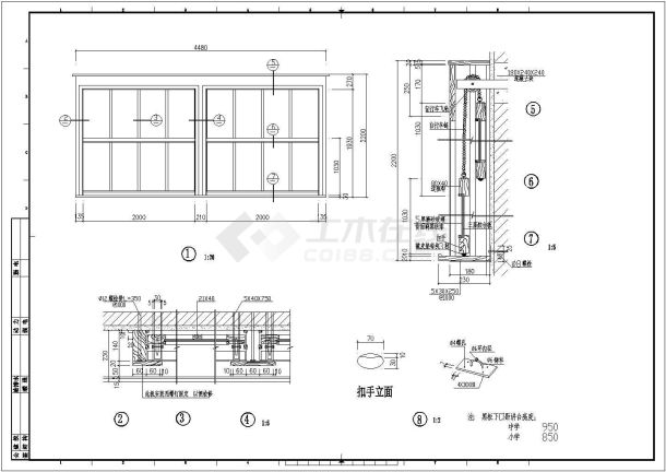 南京城镇建筑设计全套施工cad图-图二