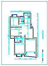 一套完整家装室内cad设计施工图含效果图_图1