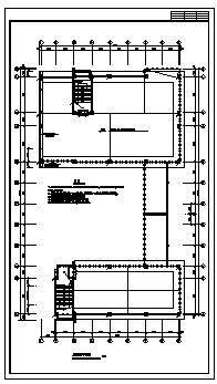 某五层商贸大厦办公楼强电施工cad图(含照明，电力配电，防雷及接地系统设计)-图一