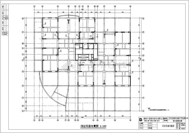 滨江花园建筑结构设计施工图-图一