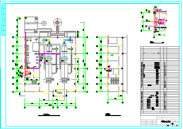 一整套药厂锅炉房cad设计施工图