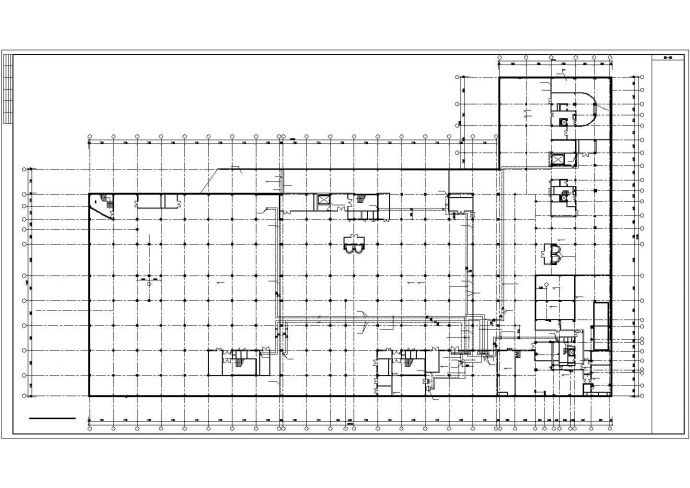 广东综合性商场空调通风排烟系统设计cad施工图（系统图多）_图1