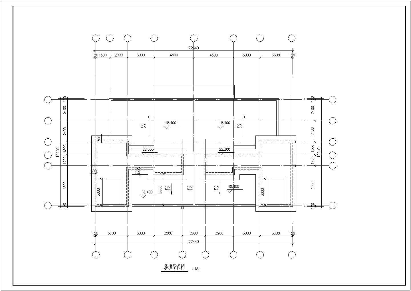 F-1住宅平面设计全套施工cad图