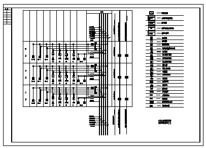 某高层办公楼电气施工cad图(含消防系统设计图)-图二