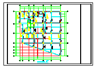 异型柱框架剪力墙结构商住楼cad工程设计图纸_图1