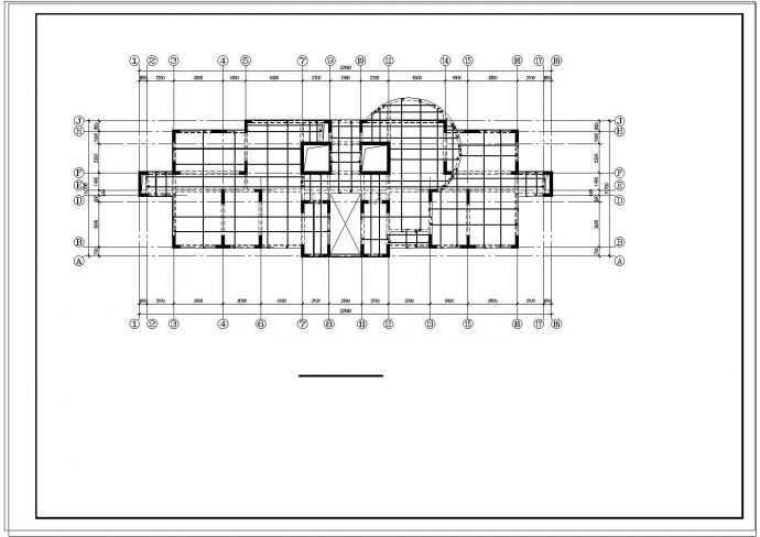 某小高层住宅框剪结构cad施工图纸_图1