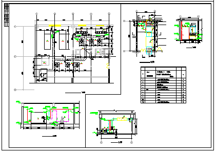 某小型制冷机房规划设计CAD示意图-图一