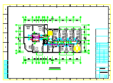 中型宾馆中央空调和卫生热水全套cad施工方案图-图一